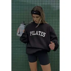 [Sale off up to 50%] Pilates Sweatshirt – Wellness Crewneck, Cozy Studio-to-Street Pullover, Pilates Lover, Clean Girl Fitness Sweater, Trending Pilates Sweater