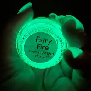 Fairy Fire |  An Ultra Bright Glow in the Dark Green Clear Top Coat
