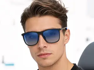 Carbon Sunglasses - Ultralight Stylish Black Frame with Polarized UV Protection for Outdoor Use - Perfect for Beach & Travel TR90+ Material Anti-slip Design