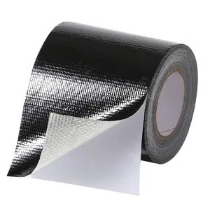 RV Awning Repair Tape: 3" x 30FT Black Fabric Heavy Duty  Patch Kit for Sail Tent Boat Cover Outdoor Repair