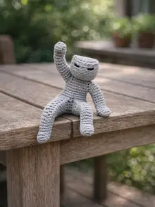 Cute Crochet Grace Plush Toy, Rocky and Grace Space, Cute Gift, Mini Crochet Plush, Sci-Fi Fan Gift, Rocky Plush Toy Inspired by Project