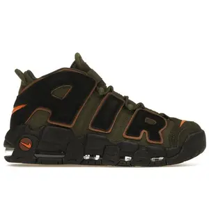 Nike Men's Air More Uptempo 96 Cargo Khaki Alpha Orange Basketball Shoes, from StockX