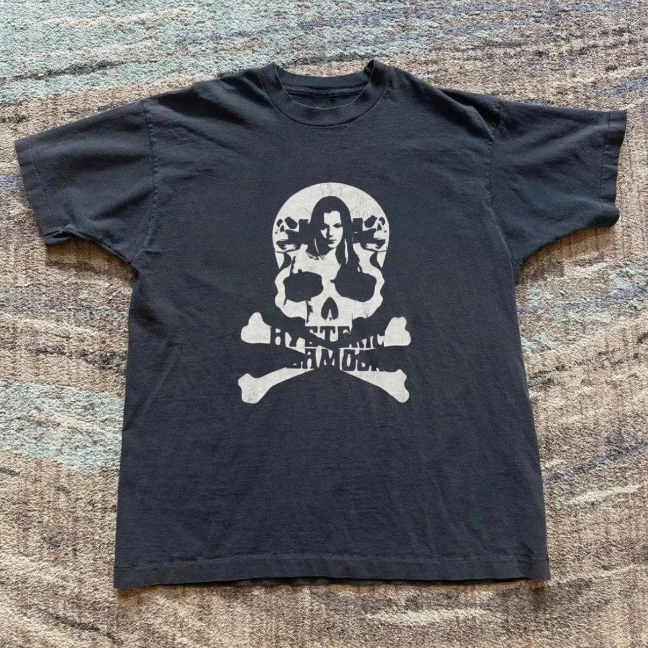 Black Hysteric Glamour skull tee
