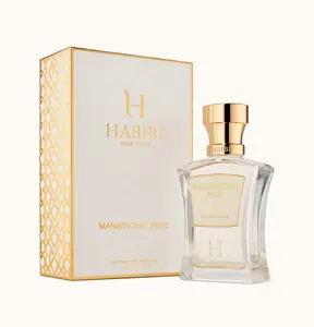 HABIBI NEW YORK Magnificent Rose 75ml Aromatic Elevated Unisex Heritage Perfume - Timeless Floral Scent with Hyderabad Rose for Elegant Evening Occasions