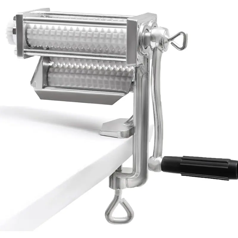 Heavy Duty Manual Meat Tenderizer Cuber Tool Steak Flatten Cuber Rolling Meat Poultry Tenderizer Machine Clamp on Meat Tenderizer Kitchen Tool