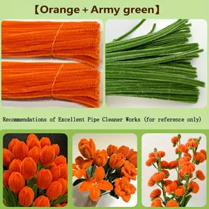 300-piece multi-color twist stick set, for photo frame decoration, wreath making, and pipe cleaner.