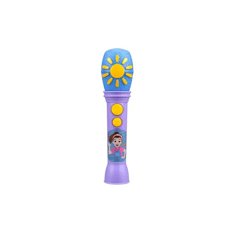 Ms. Rachel Unisex Musical Toy Microphone - Karaoke Sing Along, Built-in Nursery Rhymes & Songs, Easy Controls, LED Light Show, Portable, Kid-Friendly for 18+ Months Girls & Boys