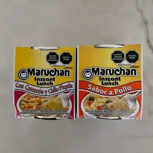 Marchan instant lunch chicken flavored or shrimp & chili flavored from Mexico