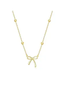 Best-selling small bow pendant necklace, charming necklace, fashionable and simple accessory for festivals and gatherings, suitable for various parties, and a perfect gift for friends