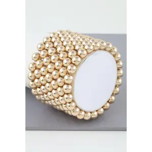Multi Beaded Cuff Bracelet
