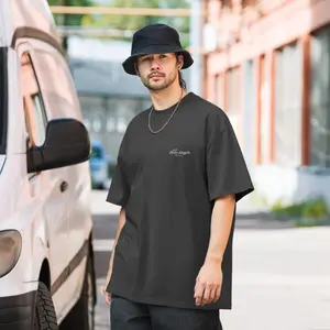 The Silence Tee — Men's Oversized Streetwear T-Shirt, Heavyweight Cotton, Dark Aesthetic