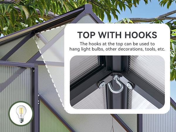 Aoxun 4x6 FT Outdoor Greenhouse,Sturdy Aluminum Frame, Polycarbonate Panels, Roof Vent, Ground Nails, Lockable Door,Quick Setup for Garden and Backyard, Black Aoxun 4x6 FT Outdoor Greenhouse,Sturdy Aluminum Frame, Polycarbonate Panels, Roof Vent, Ground Nails, Lockable Door,Quick Setup for Garden and Backyard, Black