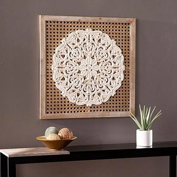 Southern Enterprises Aprille Distressed Wall Décor Panel