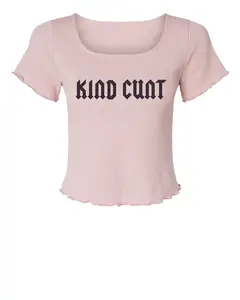 The Kind Cunt Baby Ribbed T-Shirt