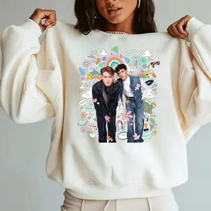 BrookPrime Nick and Charlie Heartstopper Sweatshirt,  Heartstopper Sweatshirt,  Heartstopper Movie Shirt, Movie Shirt, LGBT Sweatshirt, LGBT Hoodie