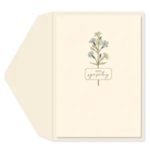 Wildflowers Sympathy Card