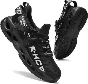 Men's Running Shoes – Lightweight Breathable Air Cushion Sneakers, Comfortable Athletic Walking Shoes for Gym, Travel & Everyday Wear