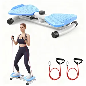 Waist twisting machine, training machine with weights, used for exercise, foot massage, silent home fitness equipment, suitable for both men and women Non - Slip Silent Operation Core Strength Training non-slip ab board Adjustable Stepper