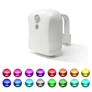 Toilet Night Light Toilet Small Night Lamp, Color Changing Motion Sensor, LED Activated, UV Tap Activation, Smart Light Combination, Ambient Night Lights