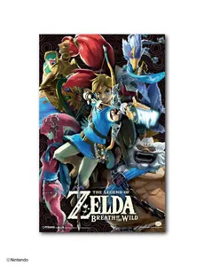 Zelda™: Breath of the Wild Divine Beasts Poster Print (11x17)