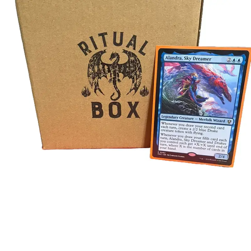 Ritual Box Custom Commander Deck - Drake Tribal - Includes Deck Box and  Sleeves - Alandra Sky Dreamer - Aerial Dominance Strategy - TikTok Shop