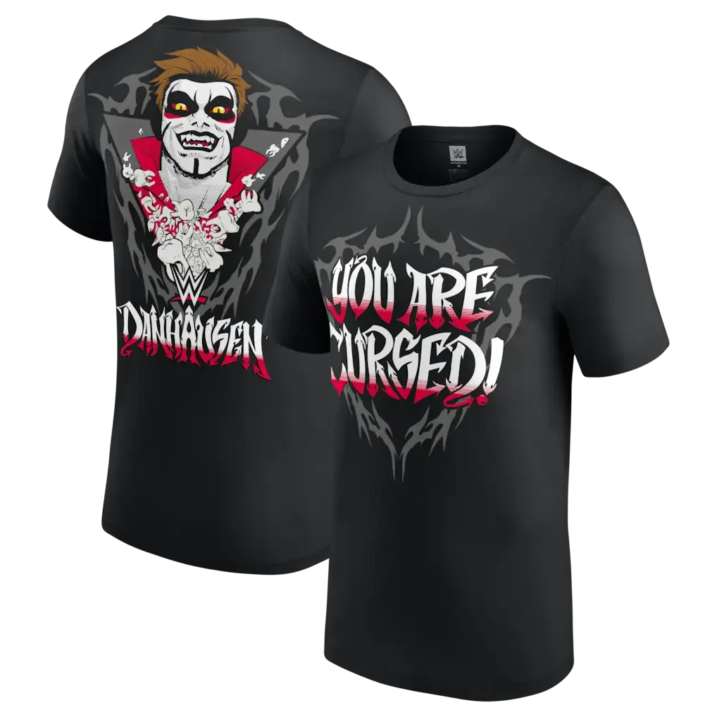 Danhausen You Are Cursed! Shirt Fashion Cotton, Full Sizes, For Men, For Women