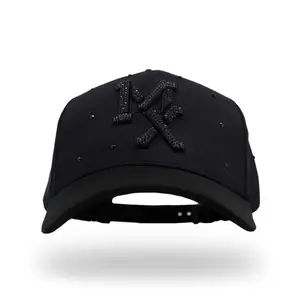 MX5004 Black Mexican Eagle Deluxe Snapback Cap