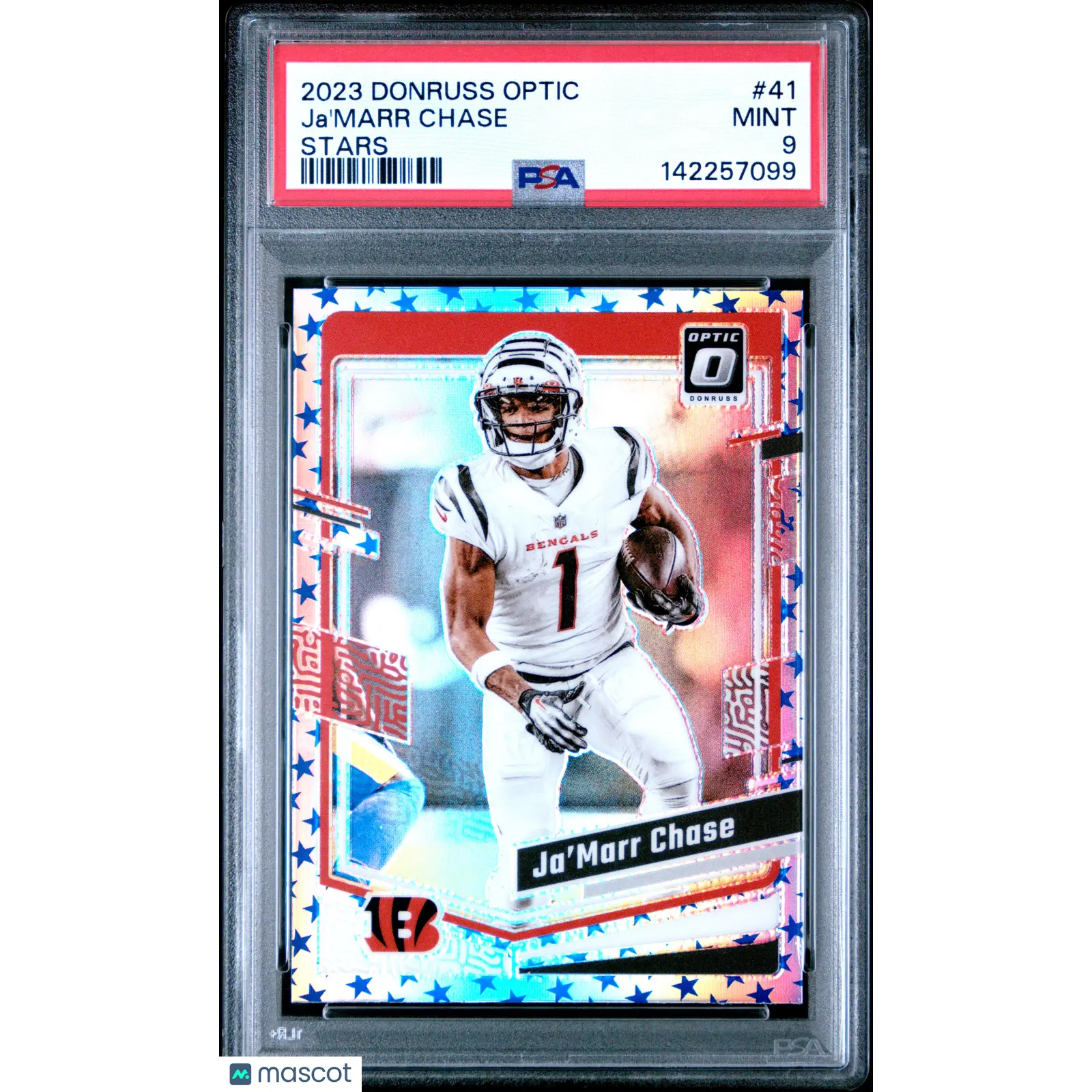 Ja'Marr Chase 2023 Panini Donruss Optic - Stars Prizm #41 - PSA 9