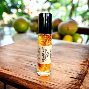 Mango and Coconut Milk Roll-On Oil-Fruity Alcohol-Free Scent