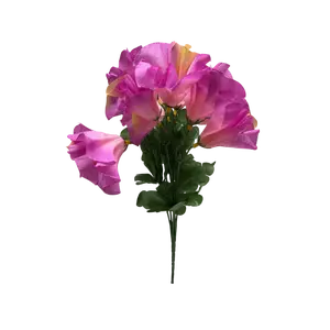 14-Inch Faux Purple Petunia