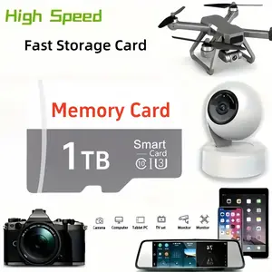 1 Tb Universal Micro SD Card, Compatible with Cameras, Smartphones, Tablets, Pcs, and Game Consoles, Model Xinghao Q04