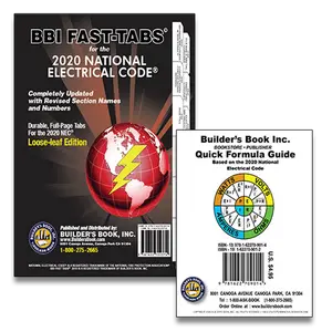 2020 National Electrical Code (NEC) Loose-Leaf BBI Fast-Tabs & Quick Formula Guide!