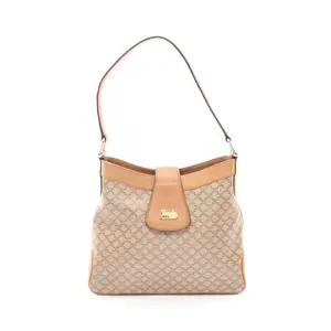Pre-owned Celine Canvas Shoulder Bags Triomphe Coated Shoulder Bag