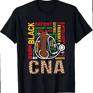 Black Cna T-shirt