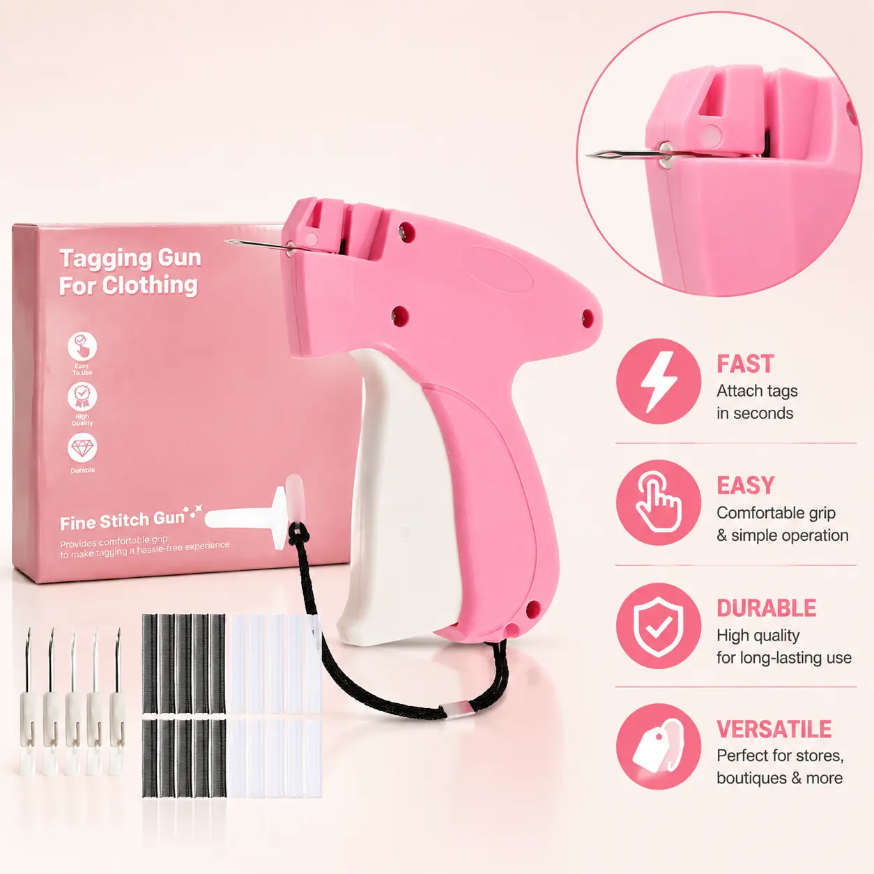 Handheld Sewing Gun for Clothing Repair - Fabric Stitching Tool with Fasteners, DIY Fashion Alternative to Sewing Machines