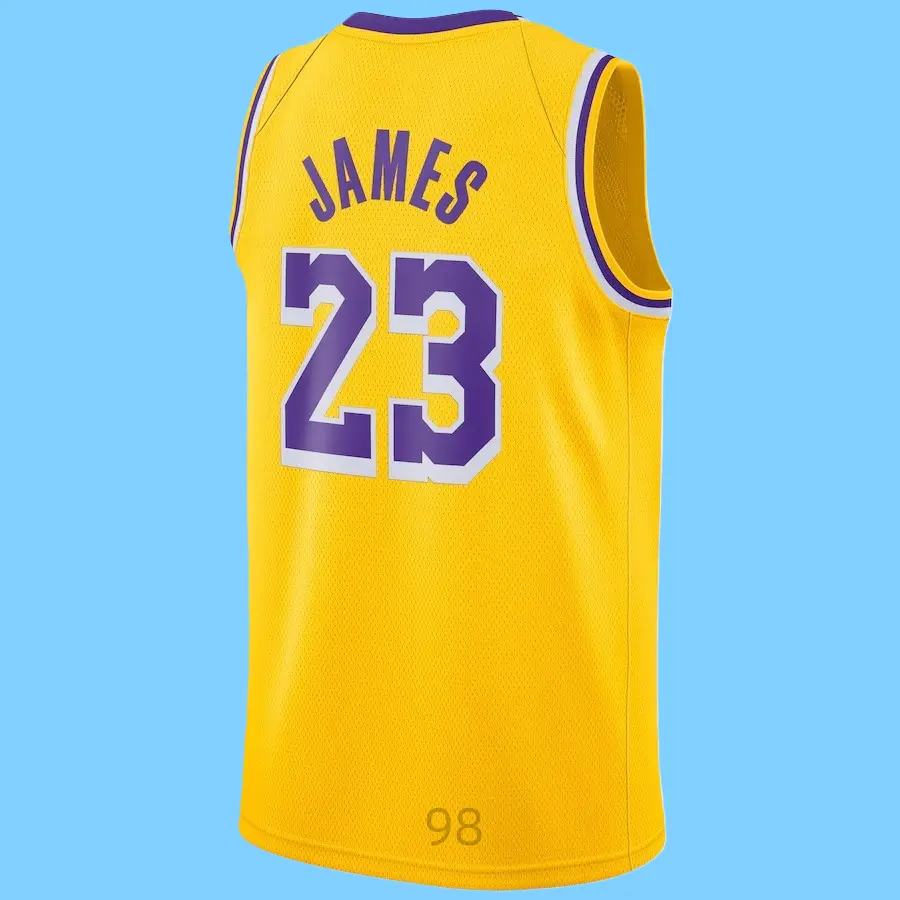 Men's stitched Basketball Jersey Gold CV 2025 Men's stitched Basketball Jersey Gold CV 2025