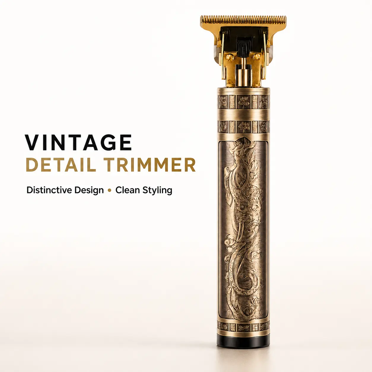 Precision T-Blade Hair Trimmer - Men's Cordless Beard Clippers, 0-Gap Outline Trimmer for Barbers & Home Use
