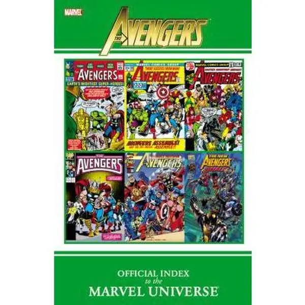 Used Copy Good Condition Avengers: Official Index to the Marvel Universe Softcover Book by Marvel Comics Group - 316 Pages, 1.18 lbs, English Language