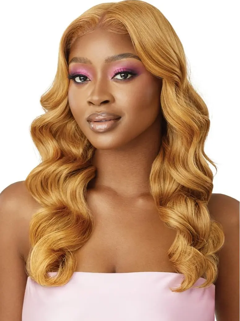 Outre Airtied 100% Fully Hand-Tied Wig - Human Hair Blend - Natural Body Wave 22"