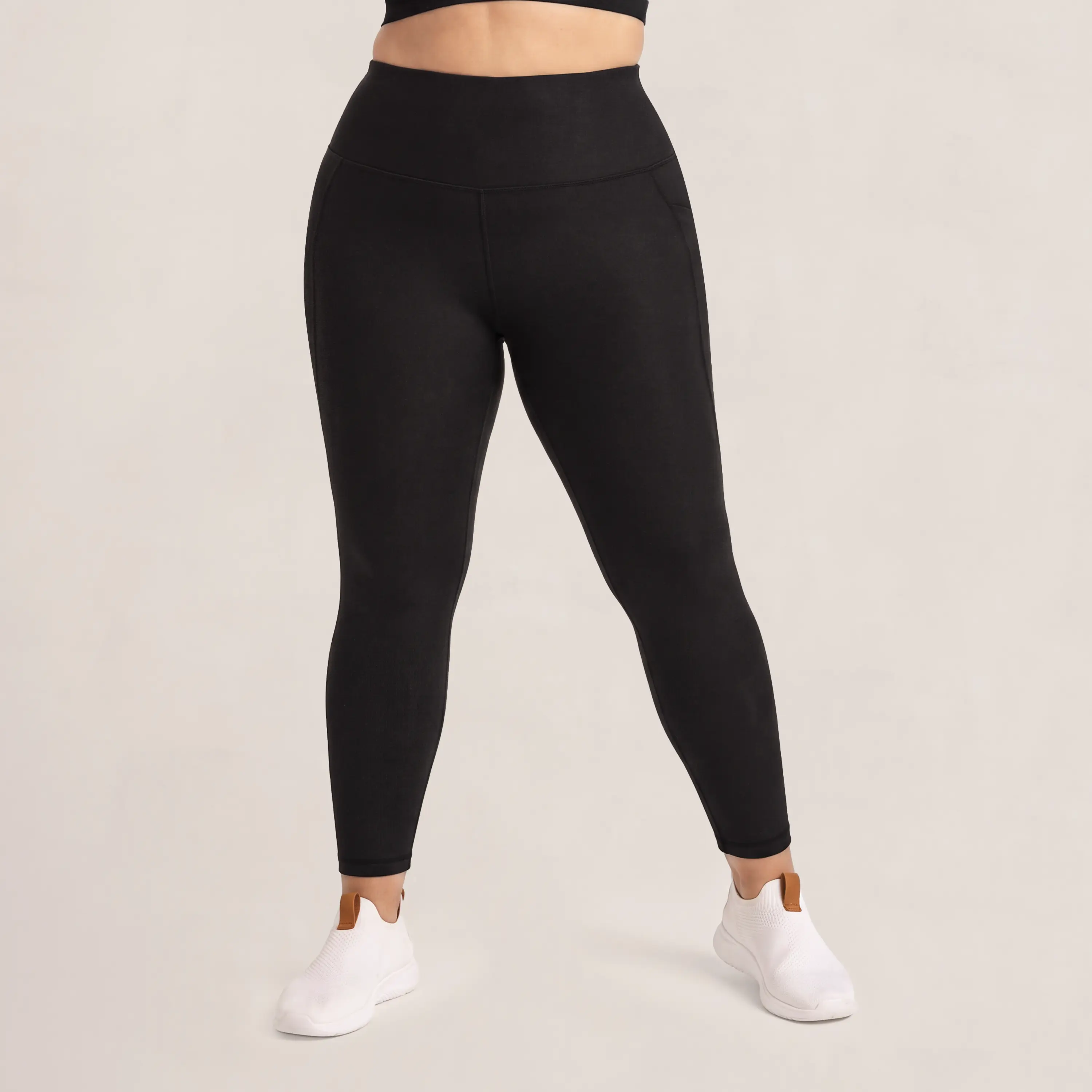 Shapermint Essentials High-Waisted Tummy Shaping Leggings with Pockets Shapermint Essentials High-Waisted Tummy Shaping Leggings with Pockets