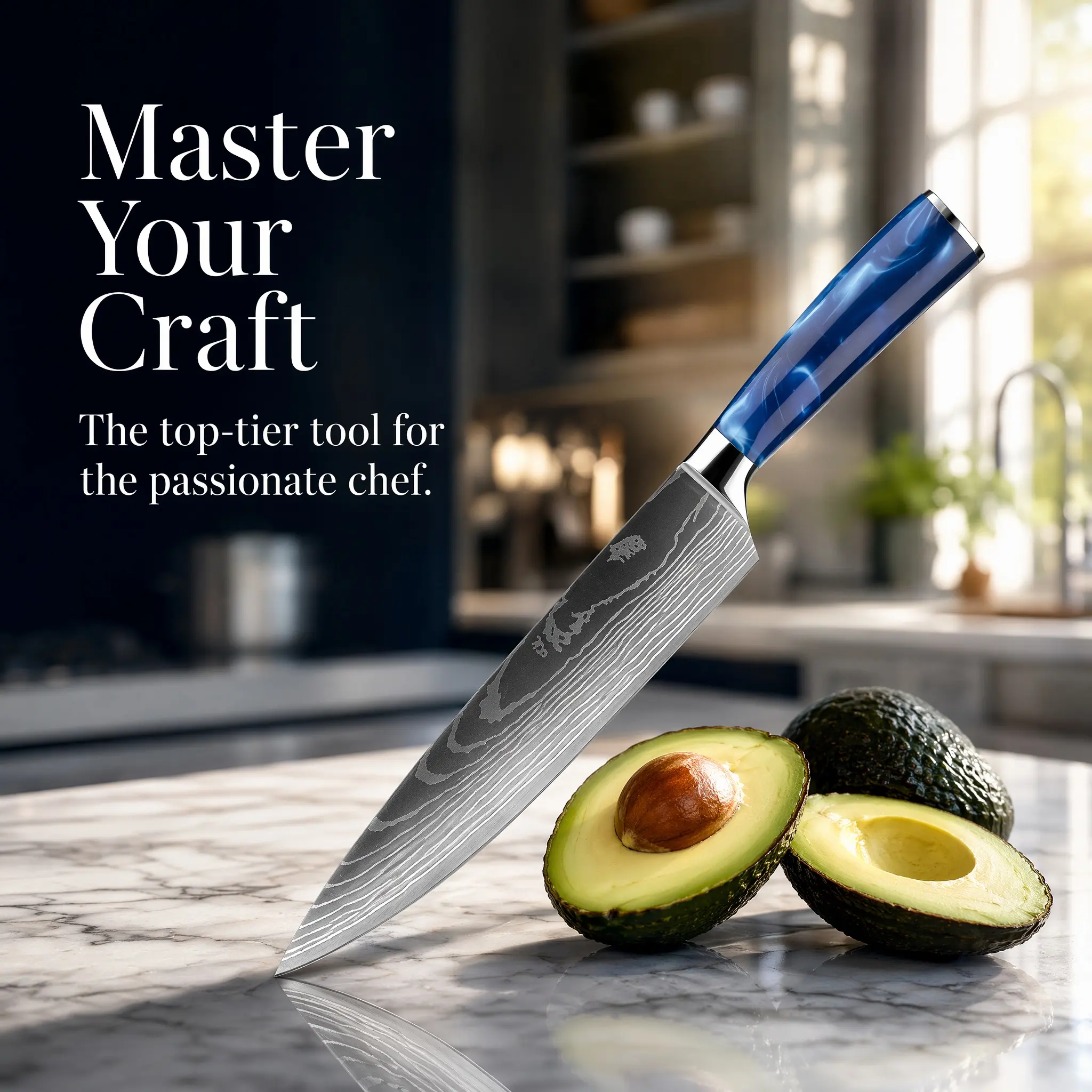 Chef knife resin stainless steel knife universal boning kitchen knife for cutting meat and slicing fruit pocket tool everyday adventure survival equipment