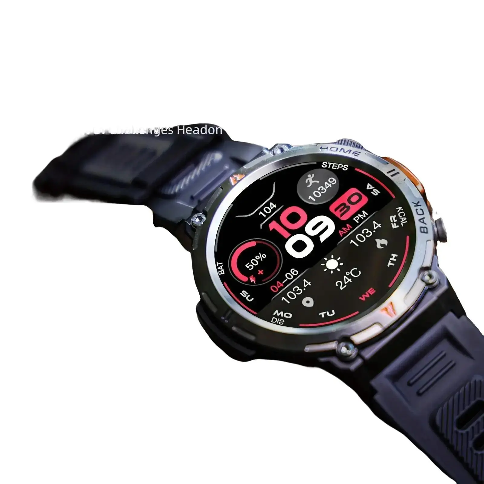 Sports Smart Watch For Men: LED Lighting, Answer/Make Calls, Outdoor Sports Watch, Fitness Tracker, Pedometer & More Android Devices Mobile Phone