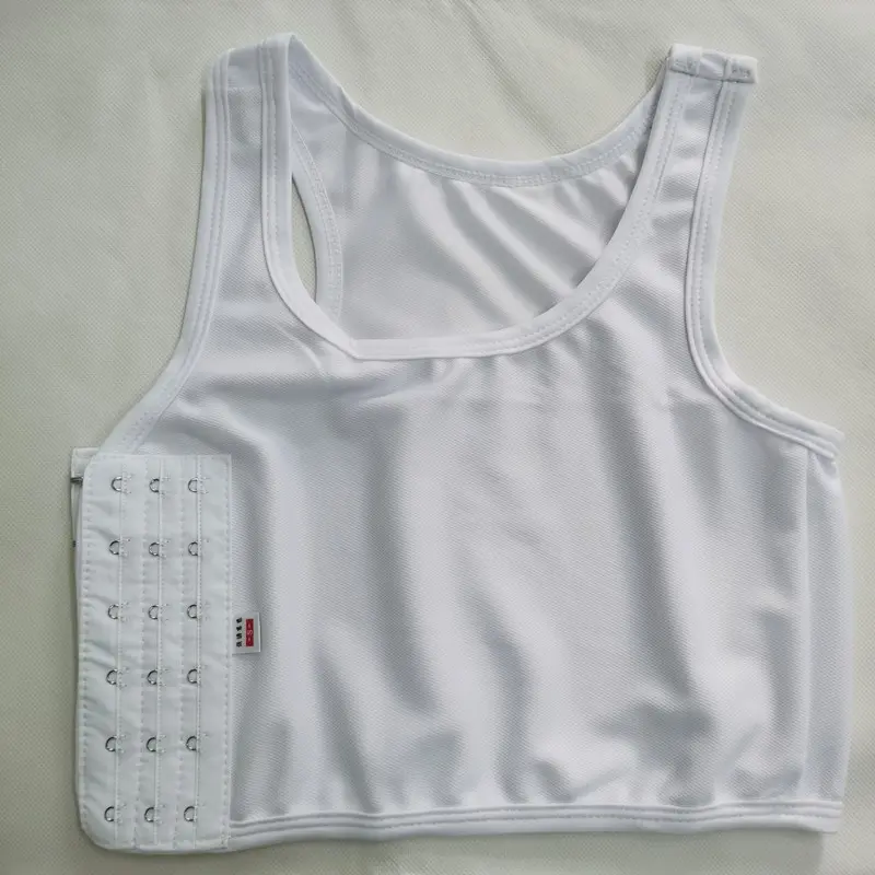 Transgender Tomboy FTM Chest Binder Adjustable Affordable Mesh Breathable and Strong Compression Tank Top Trans Bra Binder