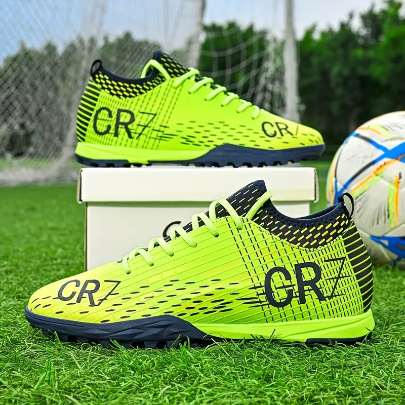 Men'S And Women'S Adult Soccer Shoes, Slip-Resistant, Durable, Fluorescent, Designed for Youth Professional Competition And Training.
