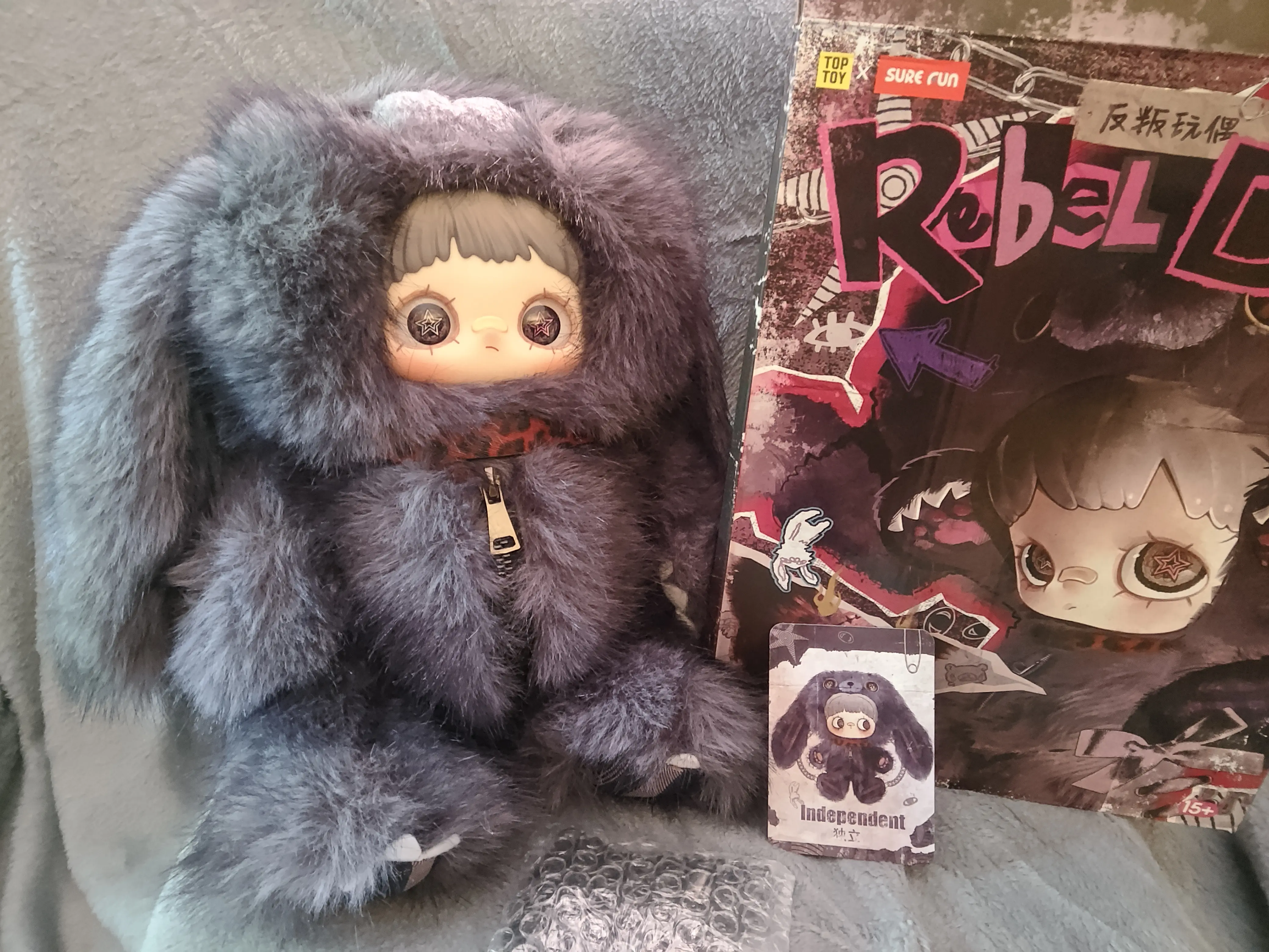 Maymei Rebel Doll Backpack 400% CONFIRMED Independent Purple Bunny