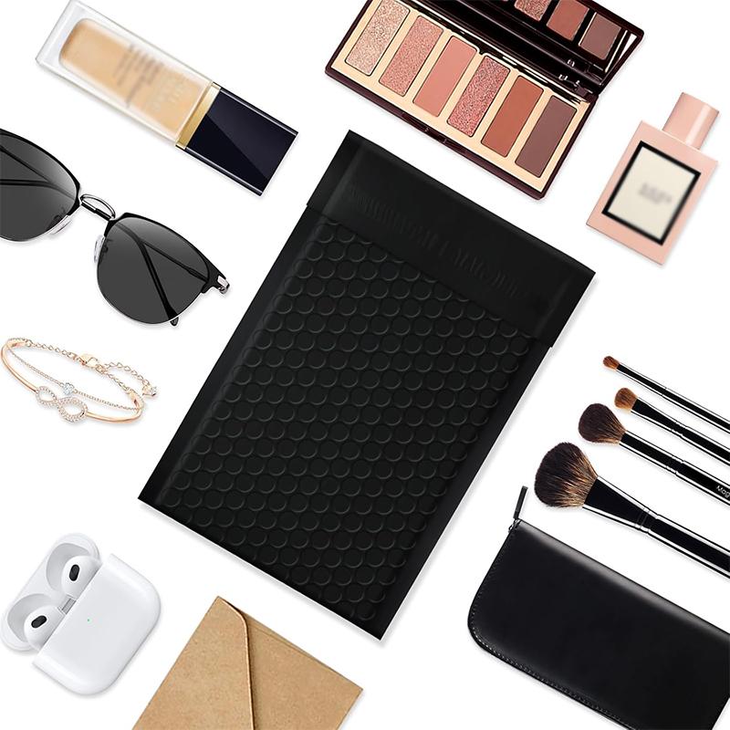 4x5 inch Polyethylene Filled Bubble Mailers, Pack of 25/50 Bubble Mailers, Opaque Self Seal Adhesive Waterproof Bags for Shipping and Packaging #000 Envelopes