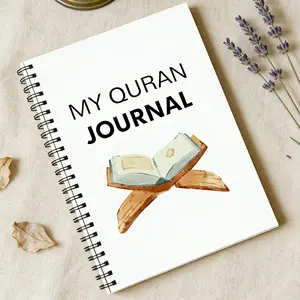 My Quran Journal, Guided Islamic Reflection Notebook, Daily Quran Study Planner, Spiritual Growth & Tafsir Notes, Muslim Gift Journal