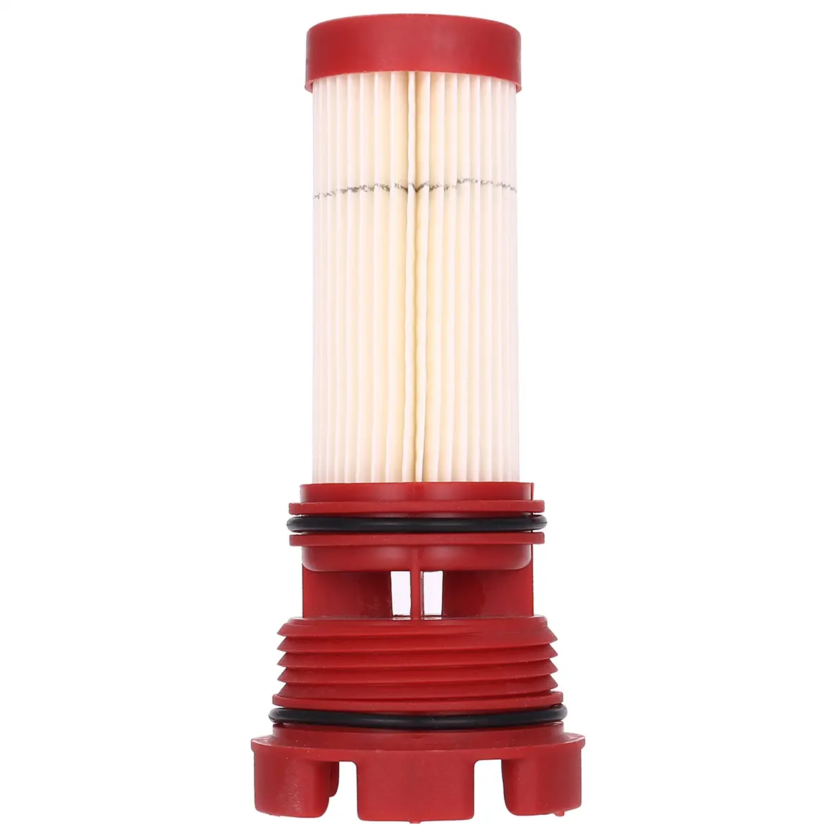 ABS Lightweight Compact Fuel Filter Replacement - Easy Installation, Fits FORD Mercury Optimax/Verado Engines, Part # Matches 8M0020349, 884380T, New Red