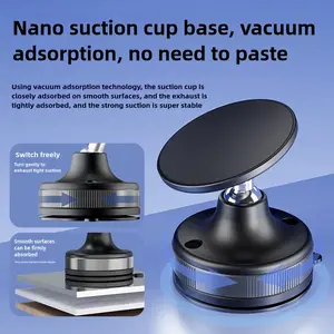 Car Magnetic Phone Holder, Universal Fit Design, Durable and Stable Installation, Perfect for Daily Use, Fits All Car Models