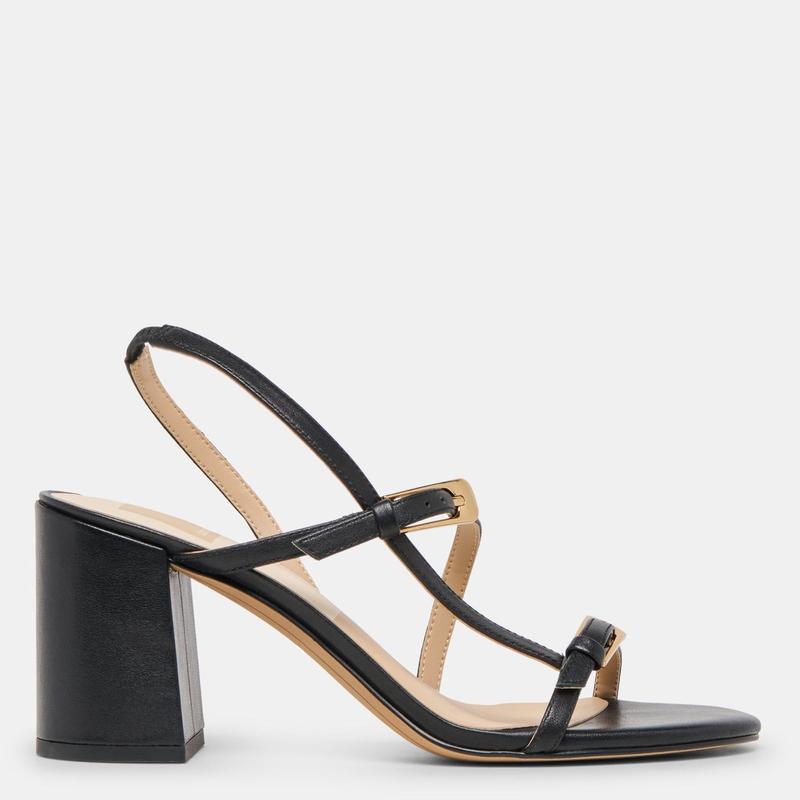 Dolce Vita FAYE HEELS BLACK LEATHER